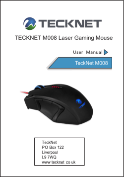 TECKNET M008 Laser Gaming Mouse