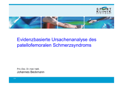 DKG14_Vortrag Patellaschmerz_Beckmann