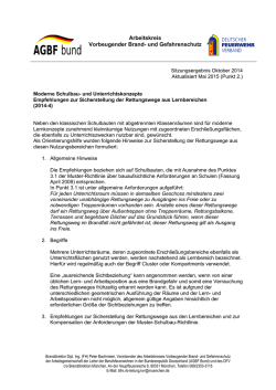 Empfehlungen Moderne Schulbau- und