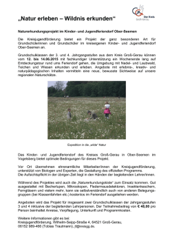 Ausschreibung mit Anmeldeformular (PDF | 310 - Kreis Groß