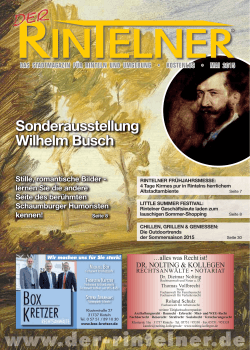 Sonderausstellung Wilhelm Busch