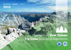 2015 Alpinschule Drei Zinnen Tre Cime Scuola di Alpinismo