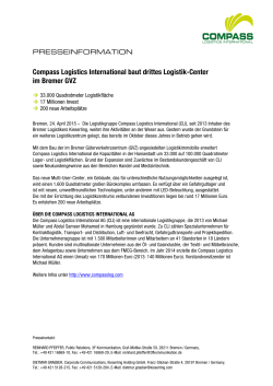 weiterlesen - Compass Logistics International AG