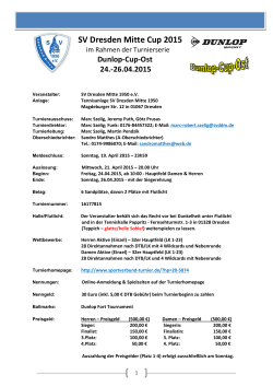 SV Dresden Mitte Cup 2015 - sportverbund