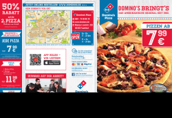 7,99 € - Domino`s Pizza