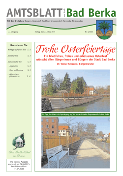 Ausgabe 3/2015 - Kurstadt Bad Berka