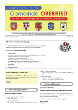 Amtsblatt KW 15_2015