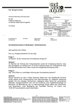 Grundst&uuml;cksverkauf Niederpleis