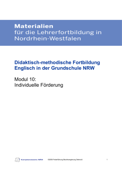 Modul 10 - Schulentwicklung NRW