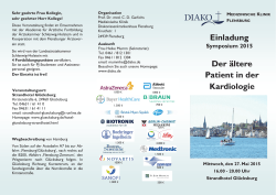 Symposium 2015 - Diakonissenkrankenhaus