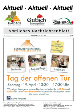Amtliches Nachrichtenblatt KW 16