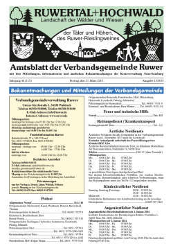Holzerath - Verbandsgemeinde Ruwer