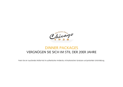 DINNER PACKAGES