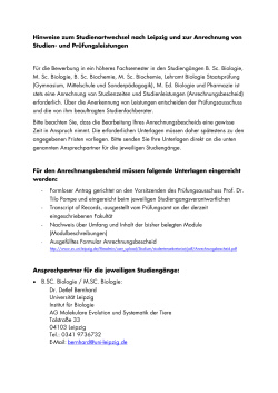 Hinweise als PDF - Universit&auml;t Leipzig
