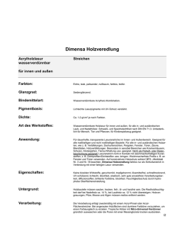 Dimensa Holzveredlung