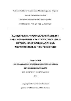 Dokument 1 - SciDok - Universit&auml;t des Saarlandes