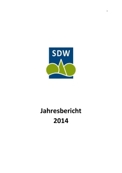 Jahresbericht 2014 - SDW Landesverband Baden