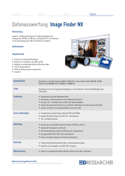 Datenblatt ImageFinderNX