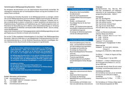 Vorbereitungskurs Bef&auml;higungspr&uuml;fung Baumeister - Modul 3