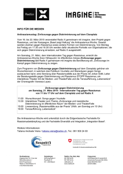 INFO F&Uuml;R DIE MEDIEN