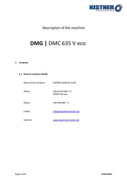 DMG | DMC 635 V eco