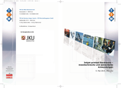 Inkjet-printed Electronics &ndash; messtechnische und sensorische