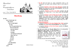 Wandlung - Pfarrei Innichen
