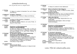 Pfarrbrief - Pfarrgemeinde Welschnofen