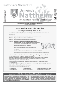 Nattheimer Kinderfest - Druckerei Altstetter