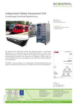Independent Safety Assessment ISA