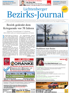 Bezirks-Journal, Ausgabe April 2015