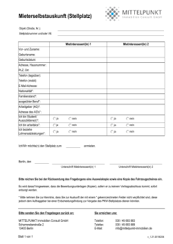 Formular  - MITTELPUNKT Immobilien Consult GmbH