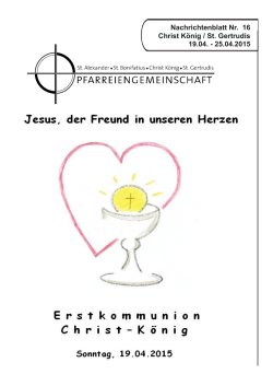 Ausgabe 2015_16 - Pfarreiengemeinschaft Lingen-Süd