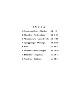 h&auml;r - Schacks&auml;llskapet Manhem