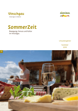 SommerZeit - Vinschgau