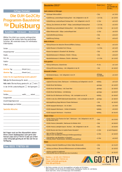 DJH Go2City Programm-Bausteine