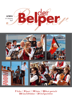 April 2015 - Der Belper