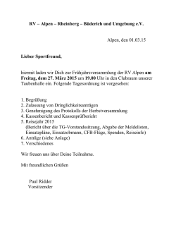 Einladung
