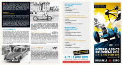 InterClassics Brussels Flyer NL/FR/DE/EN