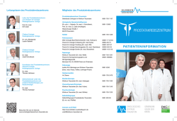 PROSTATAKREBSZENTRUM - Onkologisches Zentrum Traunstein