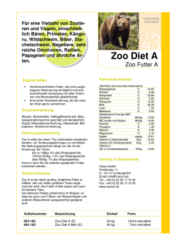 Zoofutter - Mazuri Zoo Foods