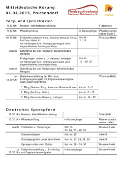 Mitteldeutsche Körung 01.04.2015, Prussendorf