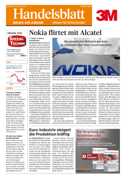Nokia flirtet mit Alcatel