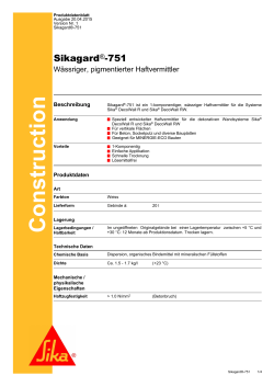 Sikagard-751 - Sika Schweiz AG