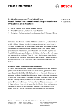 PDF herunterladen - Bosch Media Service
