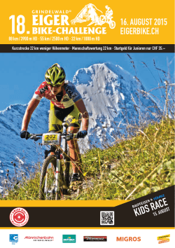 Ausschreibung 2015 - Eiger Bike Challenge
