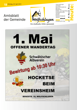 Heute: - Wolfschlugen