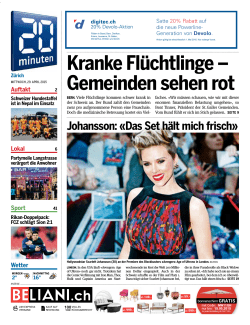 Kranke Flüchtlinge – Gemeinden sehen rot