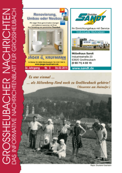 Gro&szlig;heubacher Nachrichten Ausgabe 03-2015