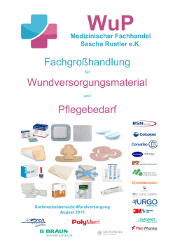 Fachgroßhandlung Wundversorgungsmaterial Pflegebedarf